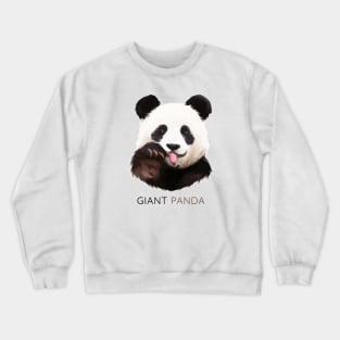 Giant panda (Ailuropoda melanoleuca) Crewneck Sweatshirt